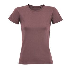 SOL'S 02758 - Regent Fit Women Camiseta Ajustada De Mujer Con Cuello Redondo marron