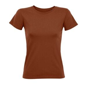 SOL'S 02758 - Regent Fit Women Camiseta Ajustada De Mujer Con Cuello Redondo Terracotta