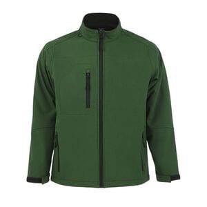 SOL'S 46600 - RELAX Chaqueta De Hombre Con Cremallera Softshell Verde botella