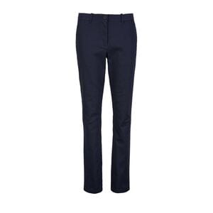 NEOBLU 03179 - Gustave Women Pantalones Chinos Mujer Con Cintura Elástica Bleu léger