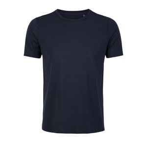 NEOBLU 03184 - Lucas Men Camiseta Hombre Manga Corta De Punto Liso Mercerizado Bleu léger