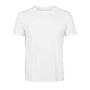 NEOBLU 03184 - Lucas Men Camiseta Hombre Manga Corta De Punto Liso Mercerizado Blanc optique