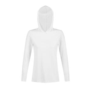 NEOBLU 03187 - Louis Women Camiseta Mujer Con Capucha Blanc optique