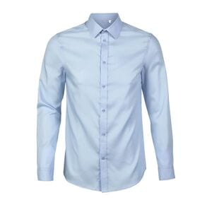 NEOBLU 03182 - Blaise Men Camisa Hombre Sin Planchado Soft Blue
