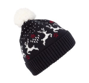 K-up KP512 - Gorro de invierno con diseño de renos Night Navy / Natural