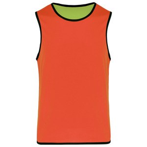 Proact PA046 - PETO DE RUGBY REVERSIBLE - NIÑOS Lime / Spicy Orange