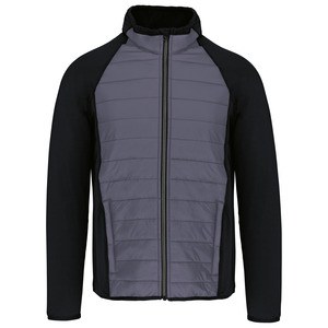 Proact PA233 - Chaqueta deportiva dos-materiales Sporty Grey / Black