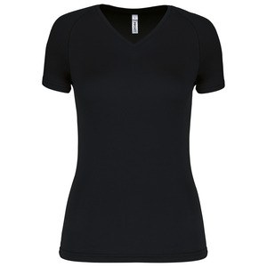 Proact PA477 - Camiseta de deporte cuello de pico mujer Negro
