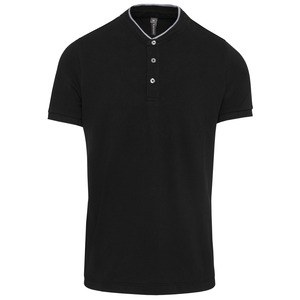 Kariban K223 - Polo de hombre de manga corta con cuello mao