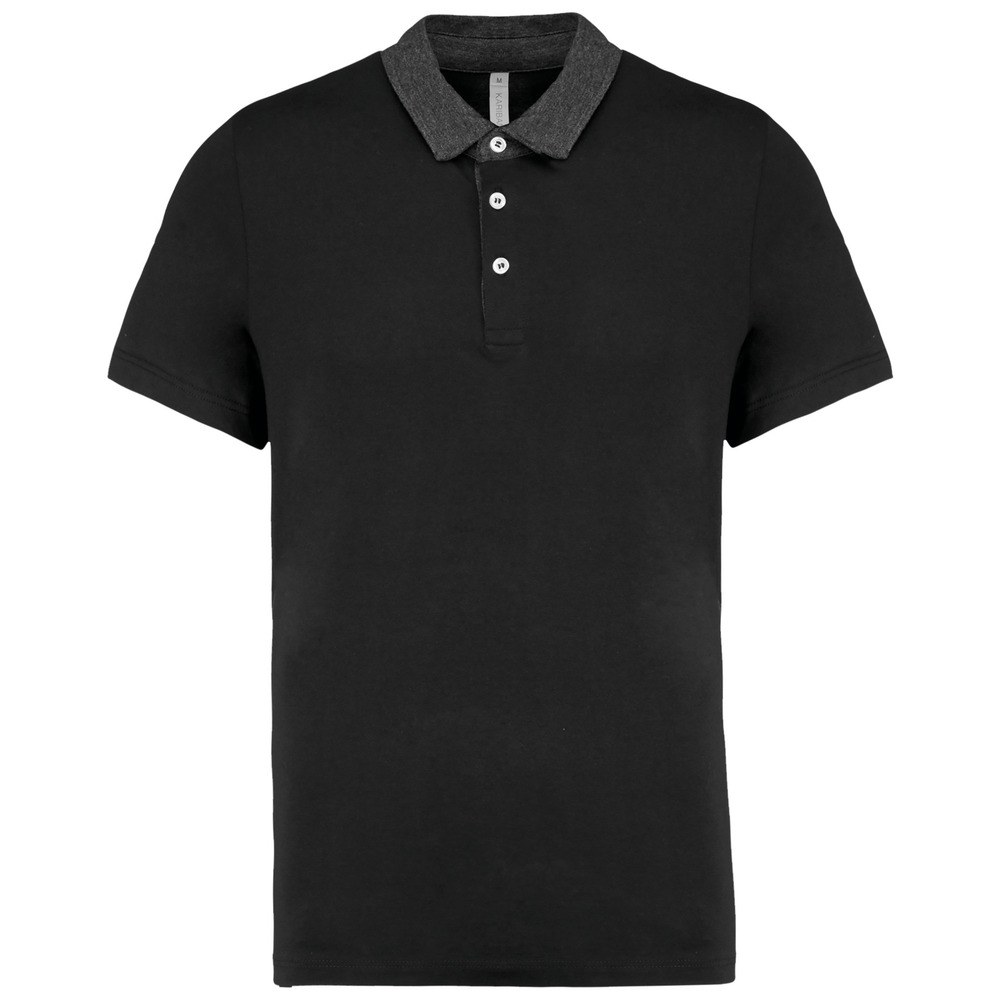 Kariban K260 - Polo jersey bicolor hombre