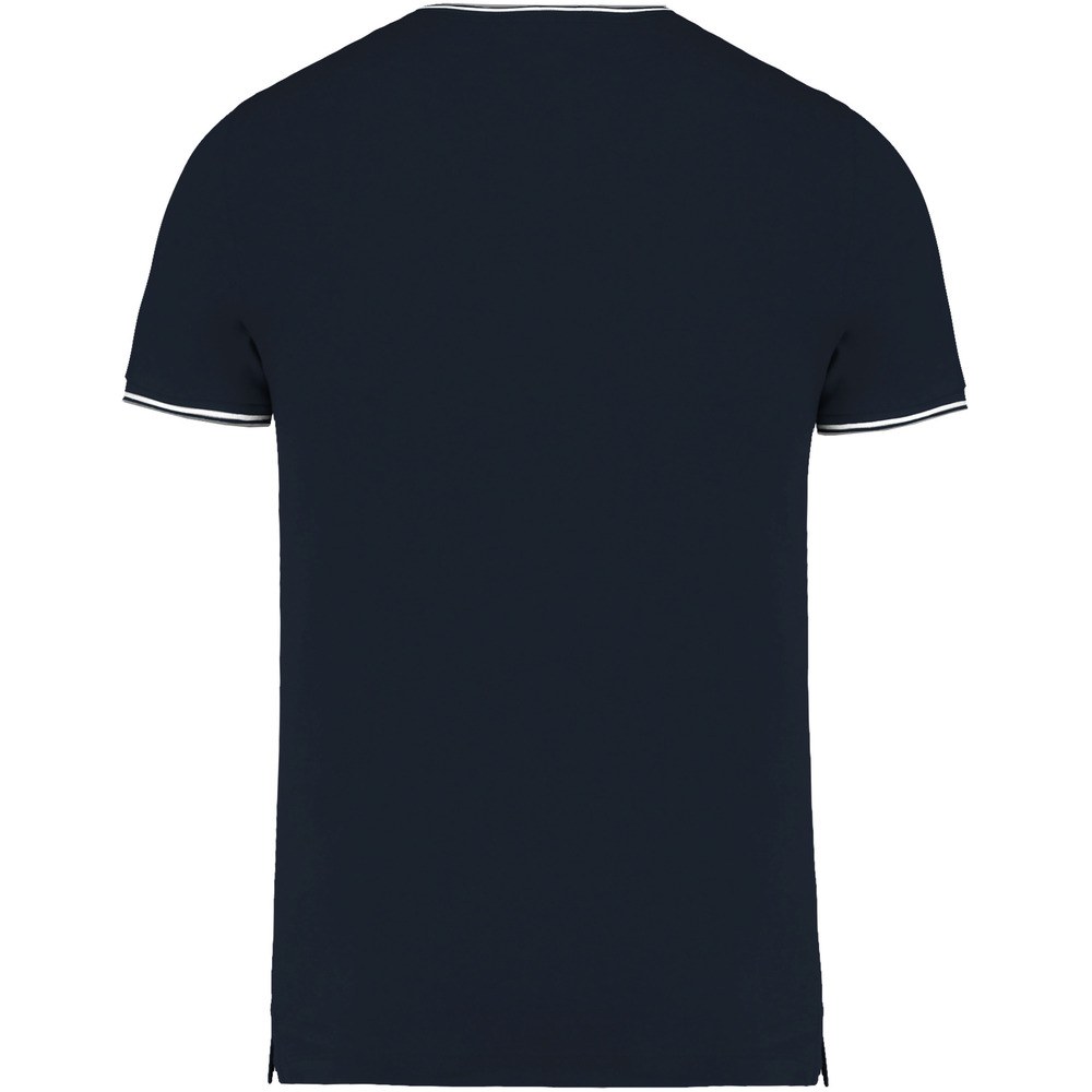 Kariban K374 - Camiseta de punto piqué con cuello de pico de hombre