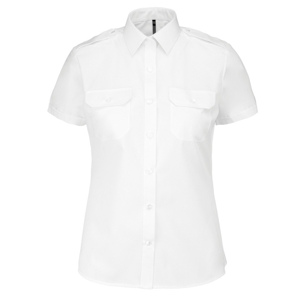 Kariban K504 - Camisa piloto manga corta mujer