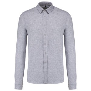 Kariban K508 - Camisa PiquéManga larga Oxford Grey