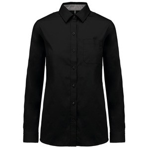 Kariban K585 - Camisa de algodón Nevada de manga larga para mujer