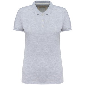 Kariban KV2207 - Polo vintage de manga corta para mujer Ash Heather