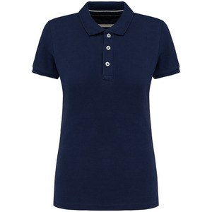 Kariban KV2207 - Polo vintage de manga corta para mujer Vintage Navy