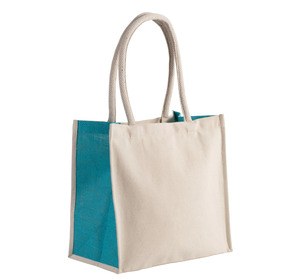 Kimood KI0255 - Tote bag algodón / yute - 17 L