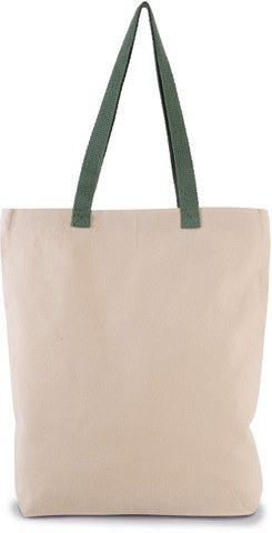 Kimood KI0278 - Bolso shopper fuelle con asas a contraste