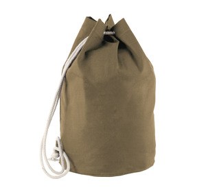 Kimood KI0629 - Bolso marinero de algodón con cordón Vintage Khaki