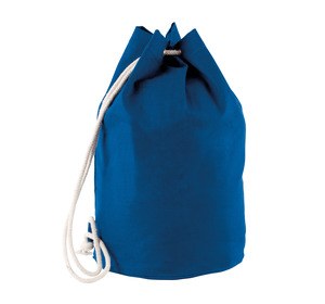 Kimood KI0629 - Bolso marinero de algodón con cordón Azul royal