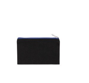 Kimood KI0720 - Bolsa de lona de algodón - modelo pequeño Black / Royal Blue