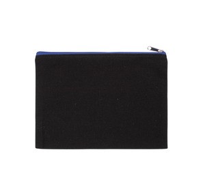 Kimood KI0722 - Bolsa de lona de algodón - modelo grande Black / Royal Blue