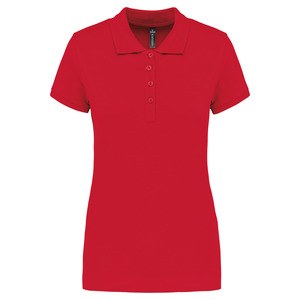 Kariban K255 - Polo piqué de manga corta de mujer Rojo