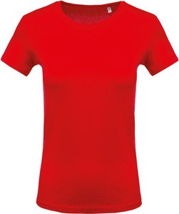 Kariban K389 - Camiseta con cuello redondo de mujer Rojo