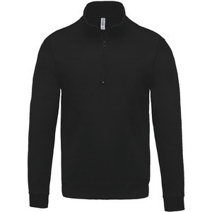 Kariban K478 - Sudadera cuello cremallera Negro