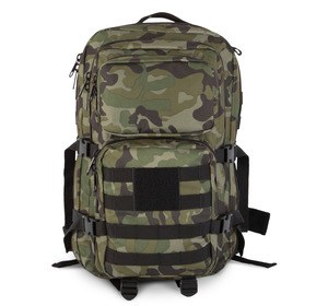 Kimood KI0162 - Mochila táctica MOLLE Olive Camouflage