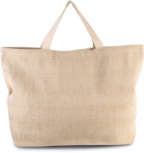 Kimood KI0260 - Bolso tote tote espíritu rústico grande Rustic Natural