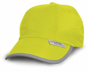 Yoko YC6713 - Gorra Béisbol con bordes reflectantes Yellow