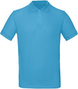 B&C CGPM430 - Polo orgánico hombre Very Turquoise
