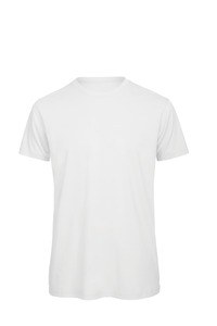 B&C CGTM042 - Camiseta de hombre Organic Inspire cuello redondo White