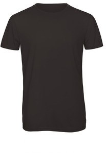 B&C CGTM055 - Camiseta Triblend Cuello Redondo Hombre Negro