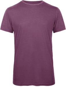 B&C CGTM055 - Camiseta Triblend Cuello Redondo Hombre Heather Purple