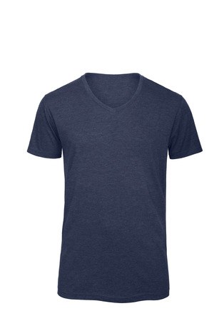 B&C CGTM057 - Camiseta Triblend con cuello en V para hombre