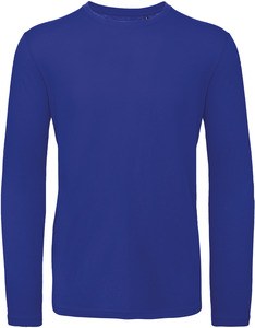 B&C CGTM070 - Camiseta de manga larga orgánica Inspire para hombre Cobalto azul