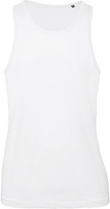 B&C CGTM072 - Camiseta sin mangas orgánica Inspire para hombre White