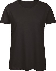 B&C CGTW043 - Camiseta mujer cuello redondo Organic Inspire Negro