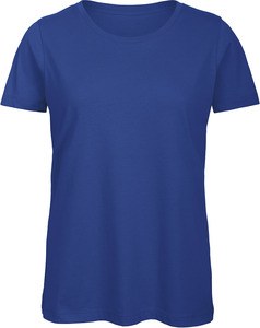 B&C CGTW043 - Camiseta mujer cuello redondo Organic Inspire Azul royal