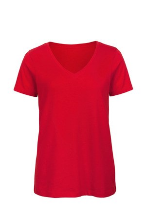 B&C CGTW045 - Camiseta con cuello en V de inspiración orgánica para mujer