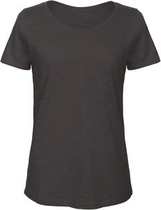 B&C CGTW047 - Camiseta Organic Slub Inspire para mujer Chic Black