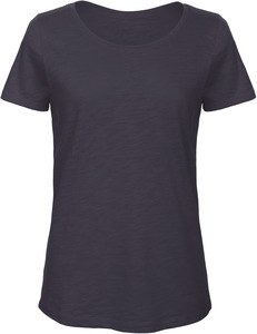 B&C CGTW047 - Camiseta Organic Slub Inspire para mujer Chic Navy