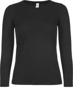 B&C CGTW06T - Camiseta manga larga mujer #E150 Negro