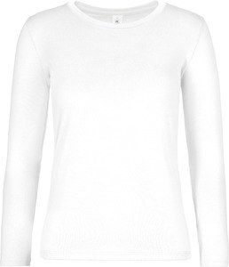 B&C CGTW08T - Camiseta manga larga mujer #E190 White