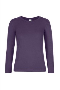 B&C CGTW08T - Camiseta manga larga mujer #E190 Urban Purple