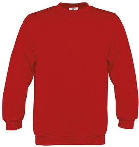 B&C CGWK680 - Sudadera infantil cuello redondo Rojo