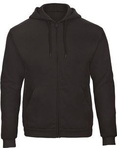 B&C CGWUI25 - Sudadera cremallera capucha ID.205 Negro