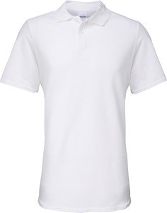 Gildan GI64800 - Polo de piqué doble Softstyle para hombre White